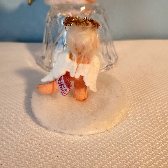 95 96 Annalee Angel French Horn Sitting on Cloud and Christmas Tree Ornament 90s - Picture 4 of 5